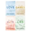 4 Books/set of Twisted Series By Ana Huang, Including Love/games/hate/lies Paperback English Novel Books