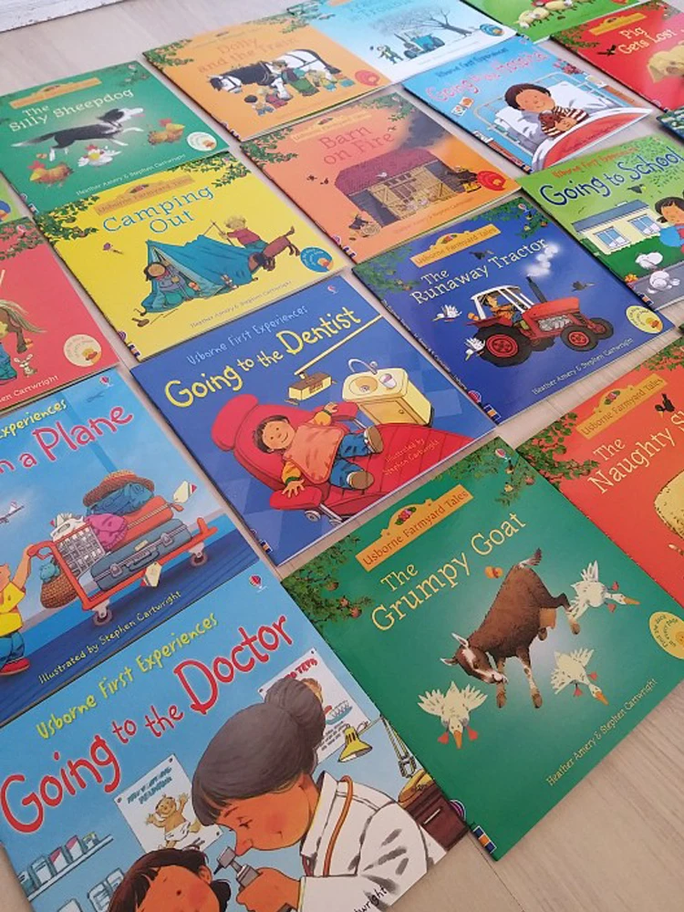 20Books/set 15X15Cm Kids Usborne Picture Books for Children Baby Famous Story English Child Book Educativo Infantil - Image 6