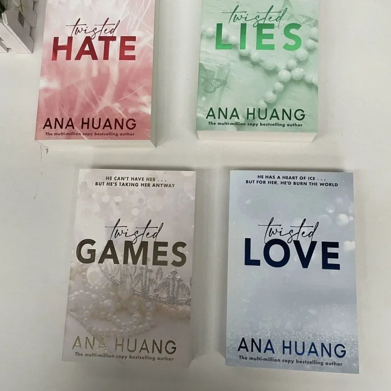 4 Books/set of Twisted Series By Ana Huang, Including Love/games/hate/lies Paperback English Novel Books - Image 4