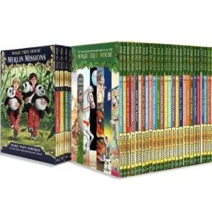 English Version Magic Tree House 1-28 and 29-55 Volumes English Reading Story Book Children's Adventure Science Book