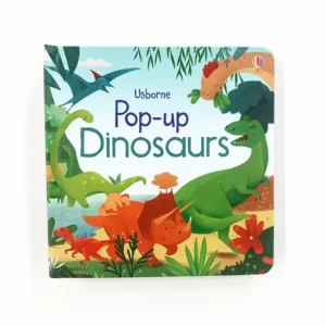 Usborne Pop-Up Dinosaurs Book - 3D Interactive Prehistoric World Encyclopedia for Kids (English Version)