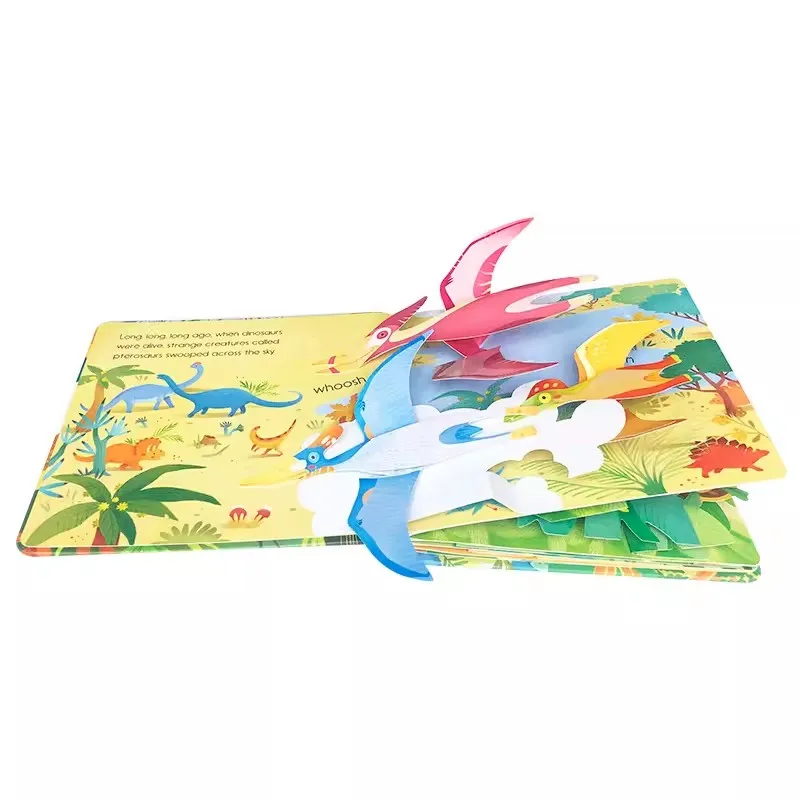 Usborne Pop-Up Dinosaurs Book - 3D Interactive Prehistoric World Encyclopedia for Kids (English Version) - Image 5