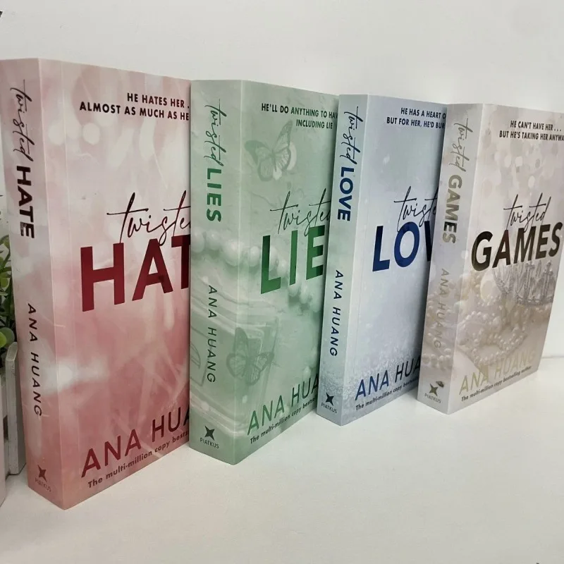 4 Books/set of Twisted Series By Ana Huang, Including Love/games/hate/lies Paperback English Novel Books - Image 2