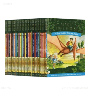 1 Set 28 Books MAGIC TREE HOUSE 1-28 English Reading Books Children's English Chapter Bridge Book Extracurricular Reading