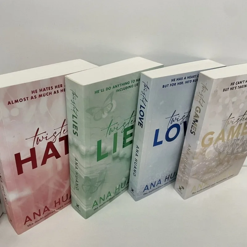 4 Books/set of Twisted Series By Ana Huang, Including Love/games/hate/lies Paperback English Novel Books - Image 5